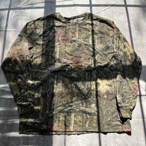 Game Winner Mossy Oak Camo Long Sleeve Hunting Shirt Men's XL Camouflage